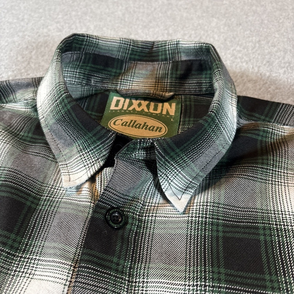 DIXXON Flannel Company Callahan Green Plaid Long Sleeve Men's Sz L Excellent Con - Picture 4 of 15